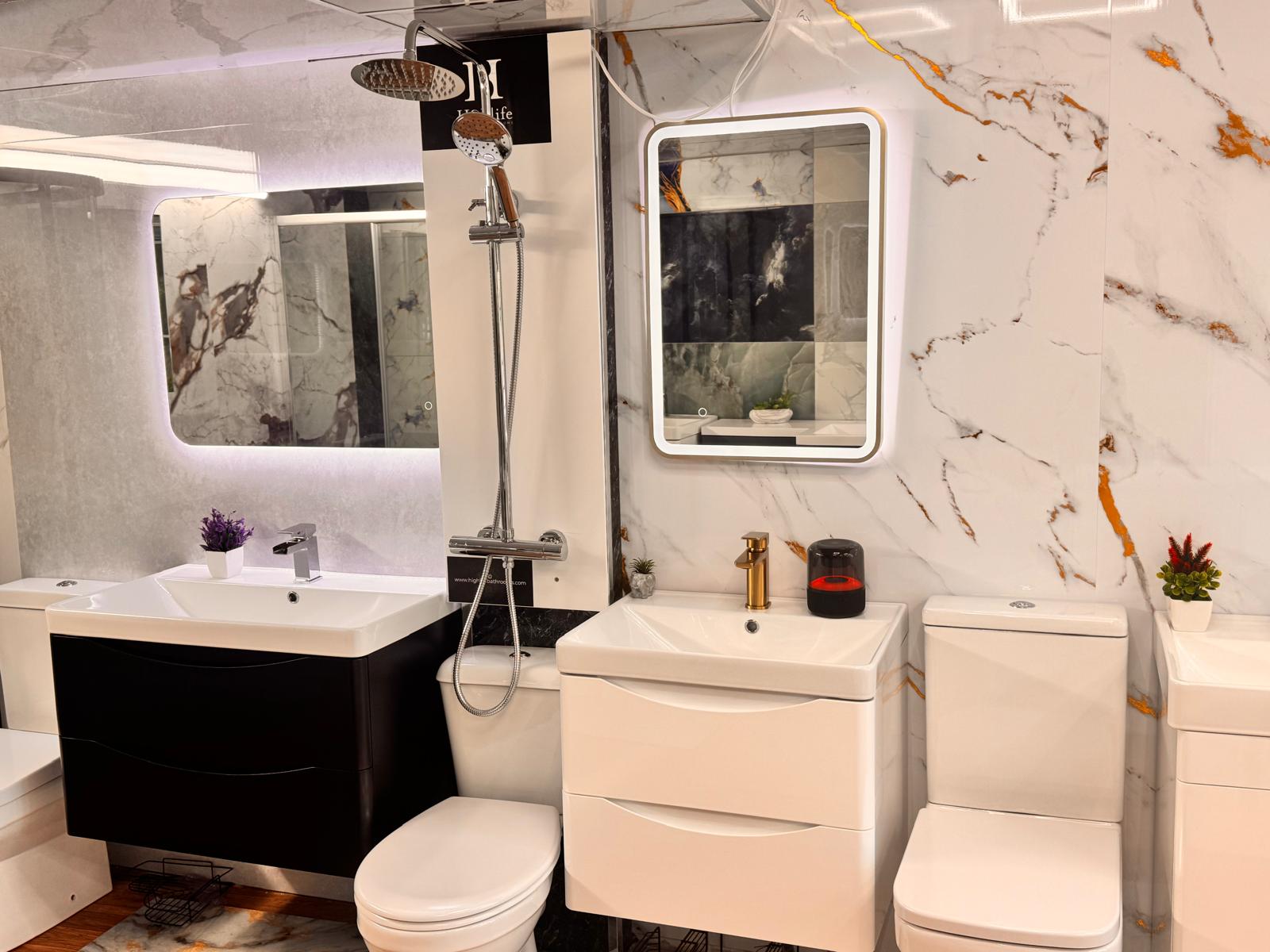 Bathroom product display